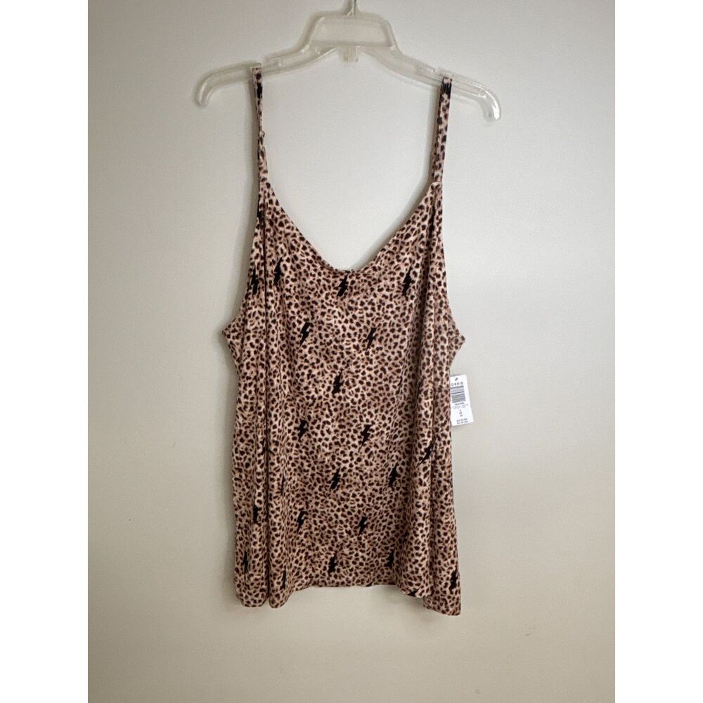 Torrid Super Soft Cami 4X Leopard Lightning Bolt Swing‎ Tank Top NWT Plus